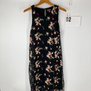 Vince Camuto floral midi length dress sz L